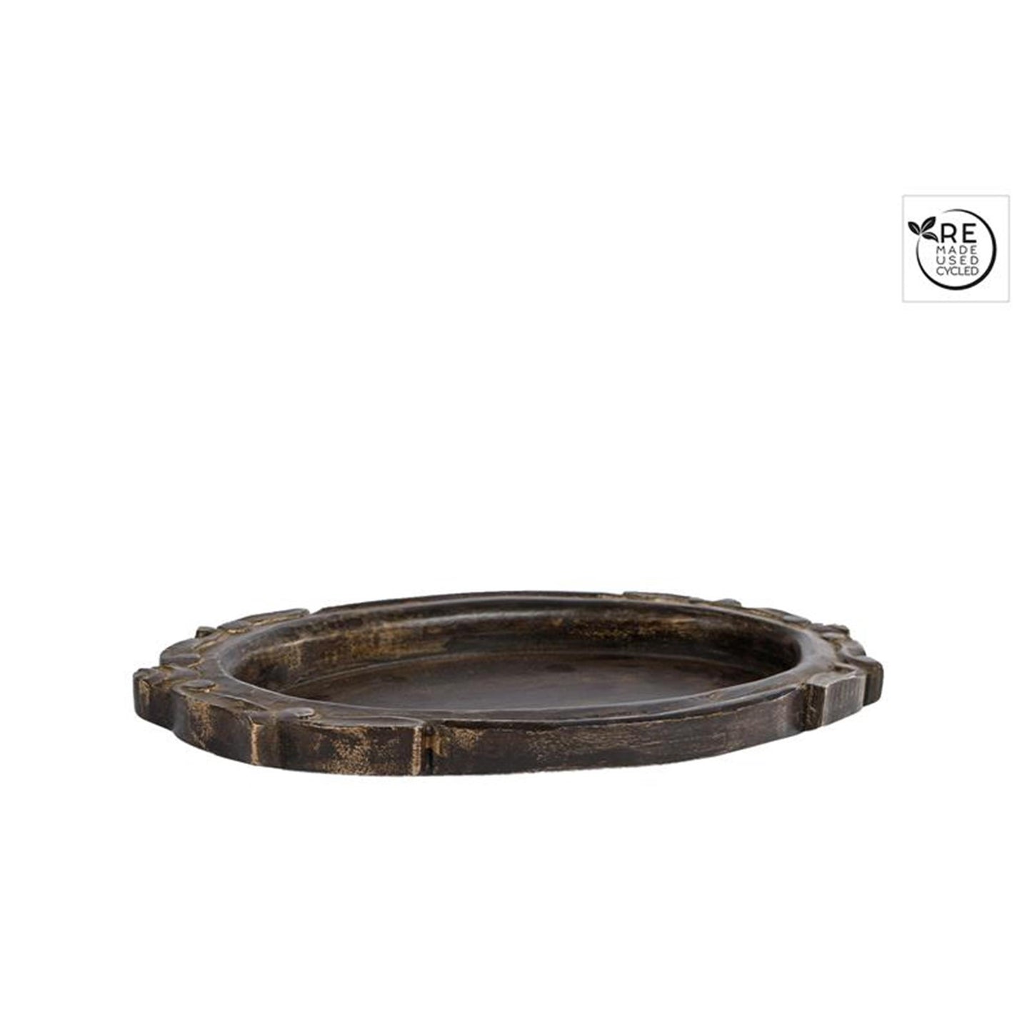 Placa base Cozydecor madera negra 30x18cm