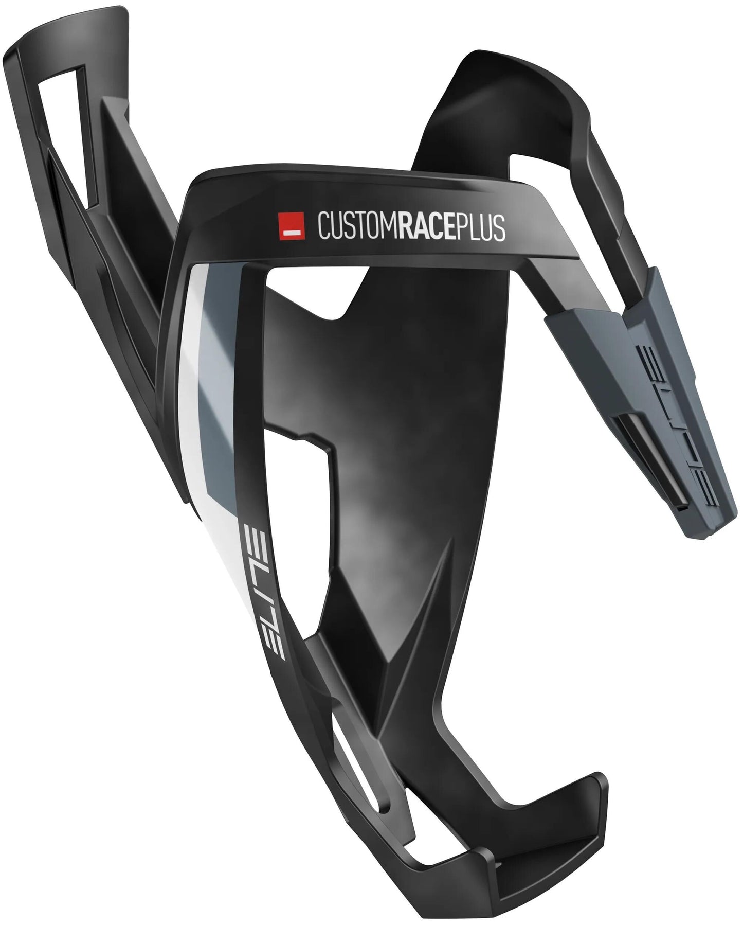 Elite bidonhouder custom race plus bottle cage cu.race plus bl.matt white