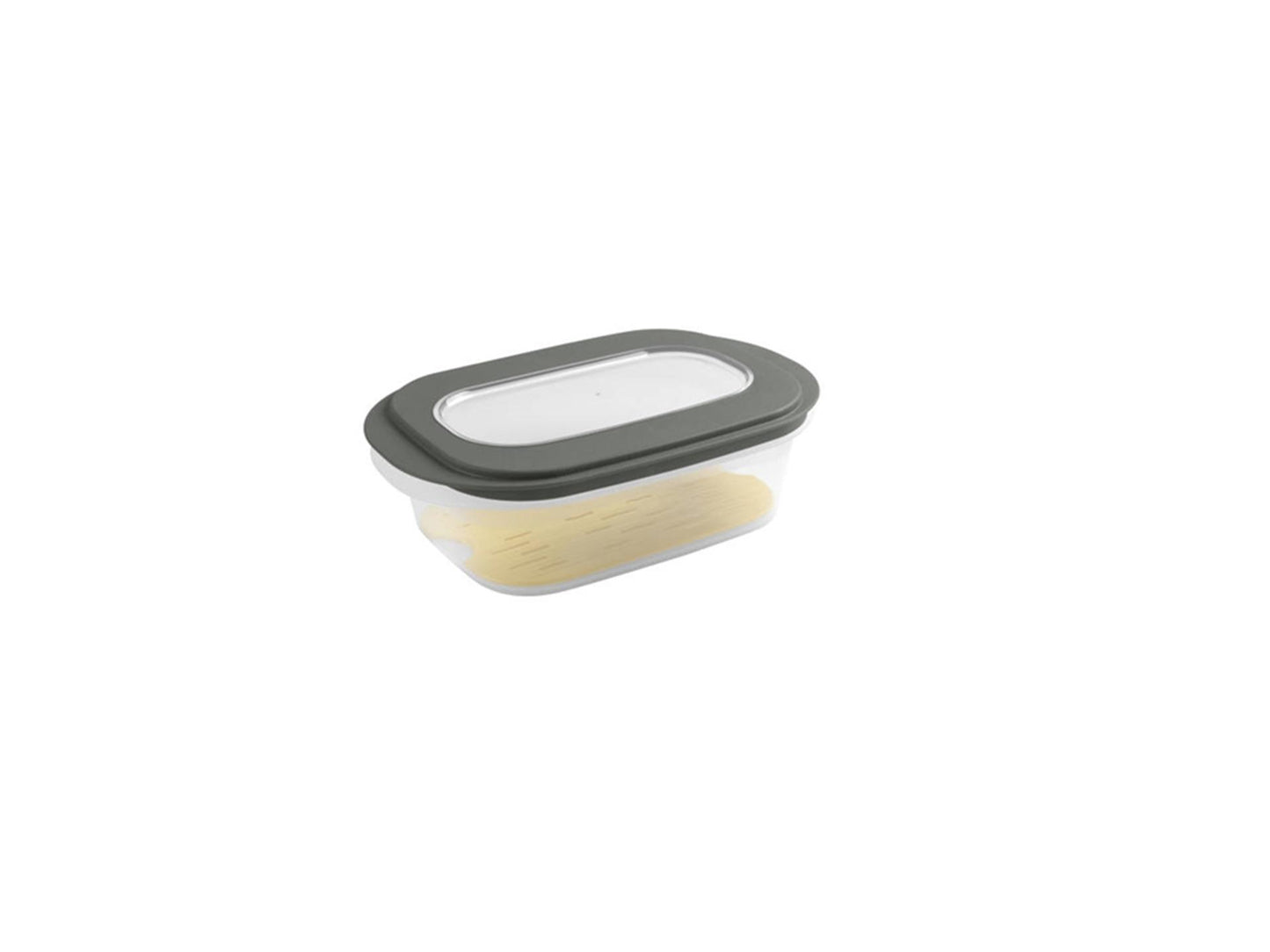 Scatola per formaggi Sunware con vassoio trasp. verde