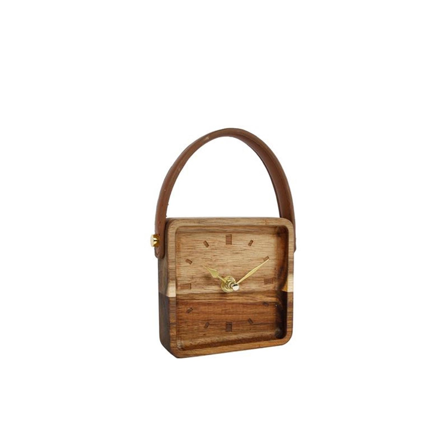 Cosydecor reloj vienne madera 11x11x3,2cm