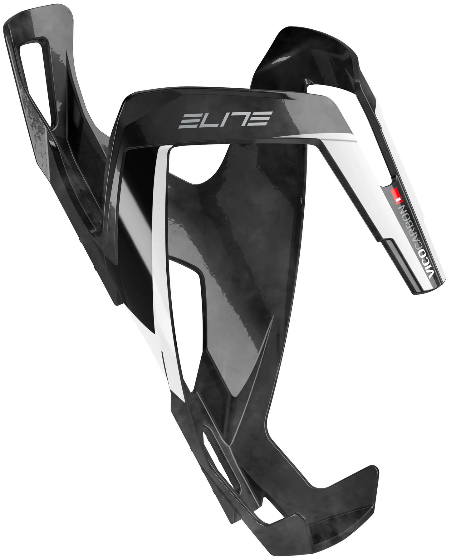 Elite bidonhouder vico carbon bottle cage vico carbon glossy white