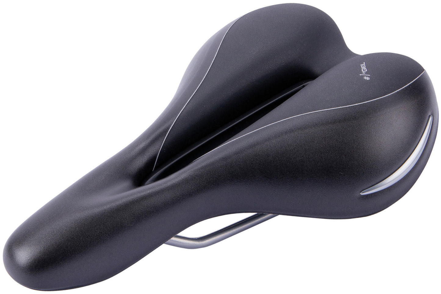 Contec zadel elliptic + ct elliptic+ saddle trekking, men's black sil