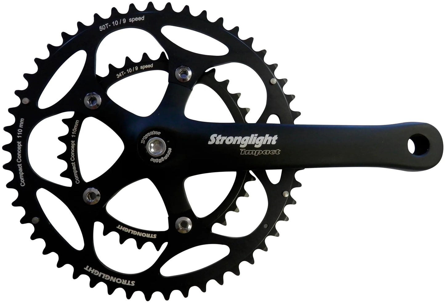 Stronglight Cranket Strongl. Impatto compatto 34 50t 175mm