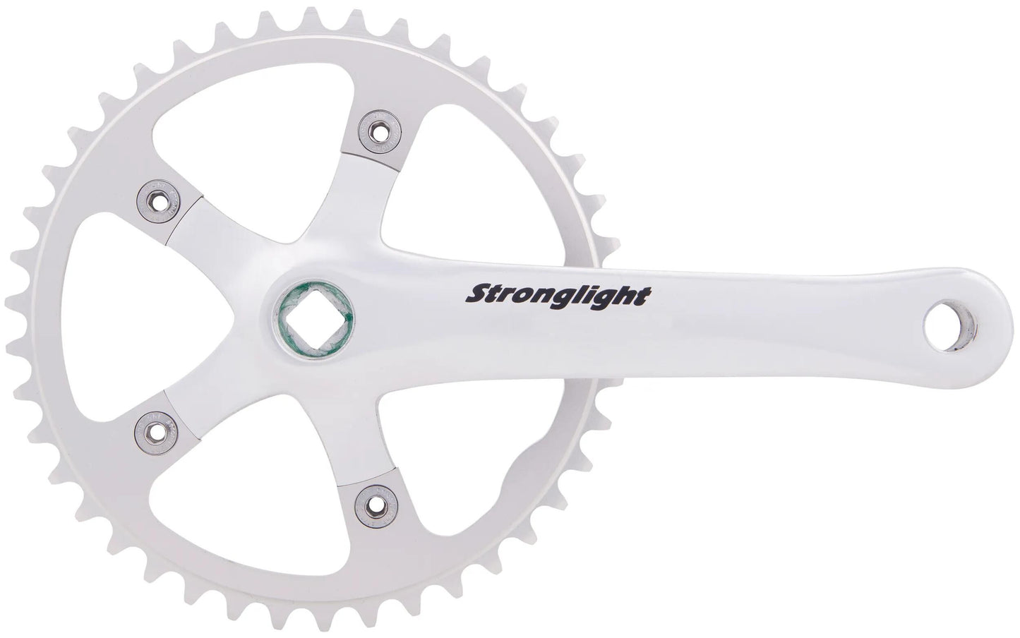 Stronglight Cranket Strongl. Impatto argento anodizzato