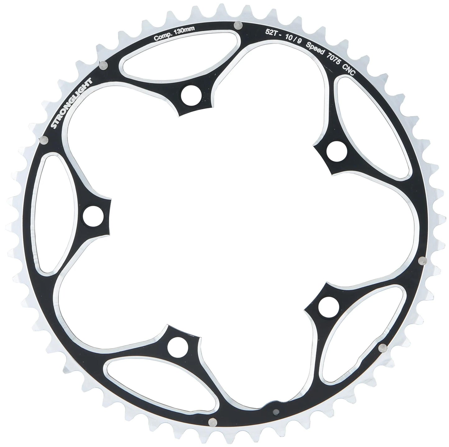 Anello a catena forte forte. Zircale 130mm 52t b
