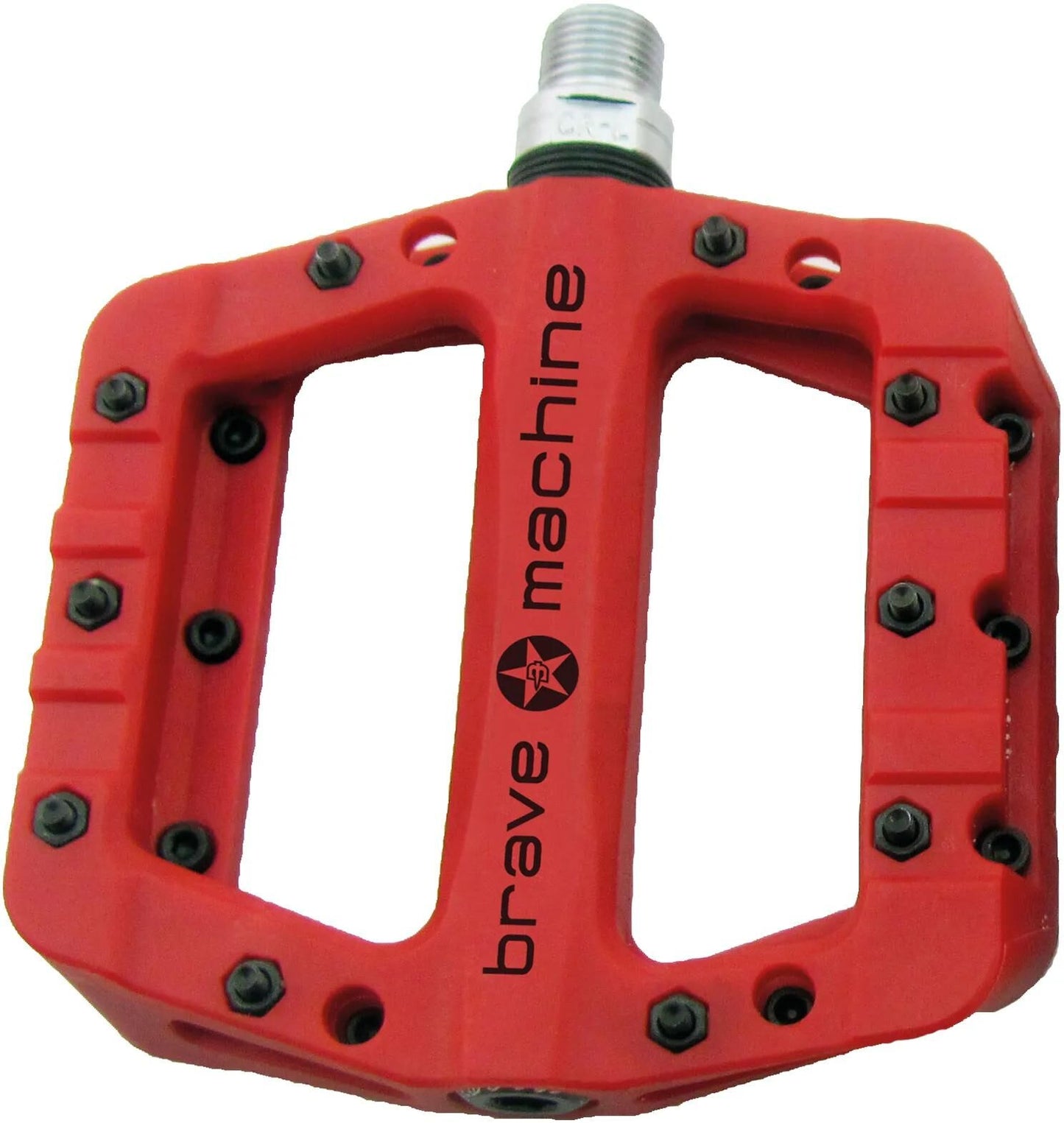 Pedal de plataforma valiente Pedal Dirt Light Red