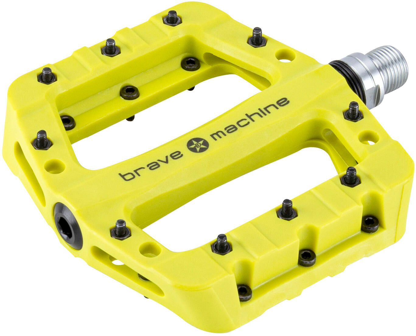 Coraggioso platf.pedal sporco leggero limegreen