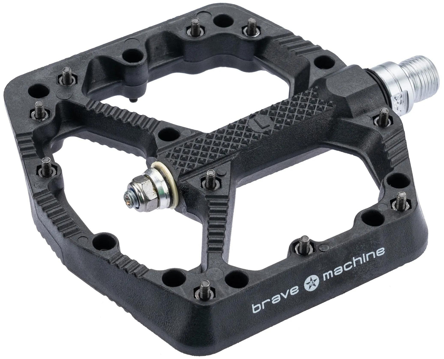 Piattaforma coraggiosa pedaal freeride 1 plat.persidedal freeride 1 nero