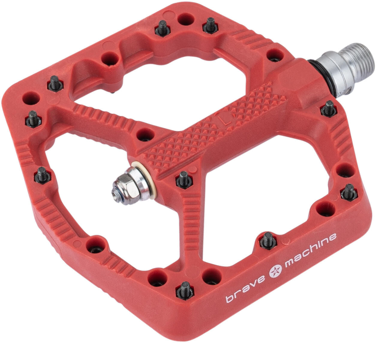 Brave Plat.pedal freeride 1 rojo