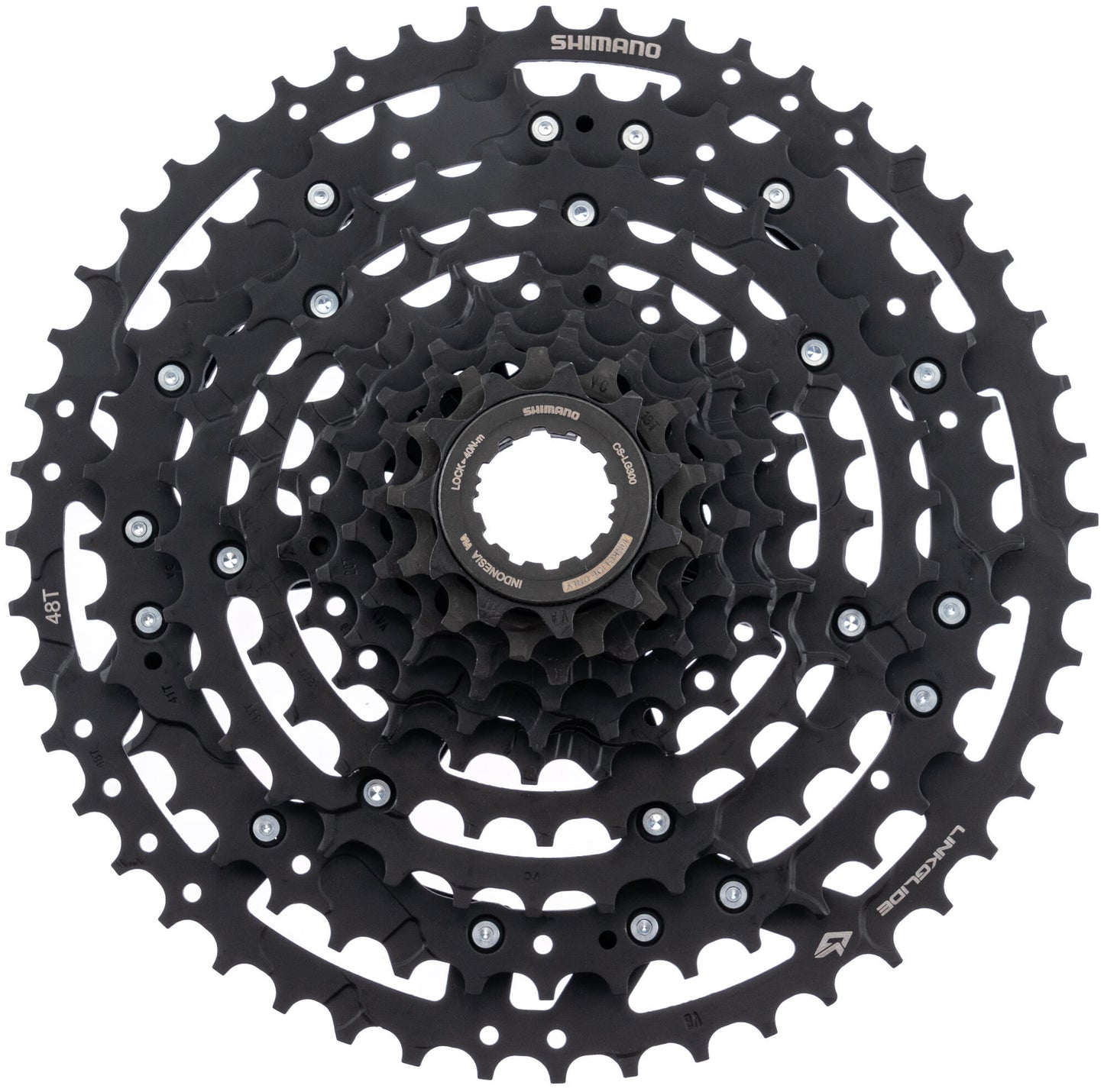 Shimano Cassette Segnali 10V 11-48T CS-LG300 NERO