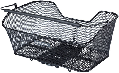 Basil Bicycle Basket Base XL Basket MIK 44 x 23 x 17 cm nero
