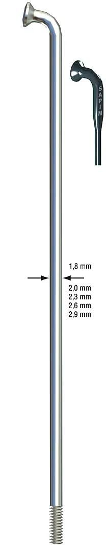 Sapim raggio leader raggio leader sst 2x264mm b