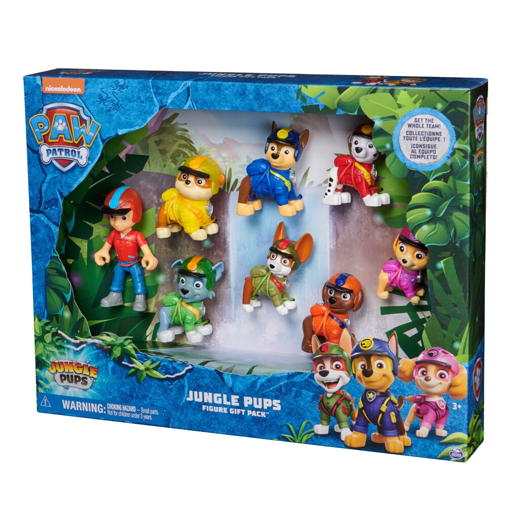 PAW PATRO PAW PAPLO PUBRITOS FIGURAS DE 8 PIEZAS
