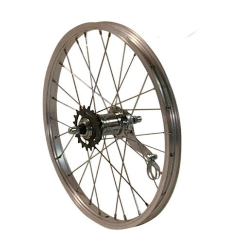 Ruota posteriore 16 x 1,75 in alluminio con mozzo freno