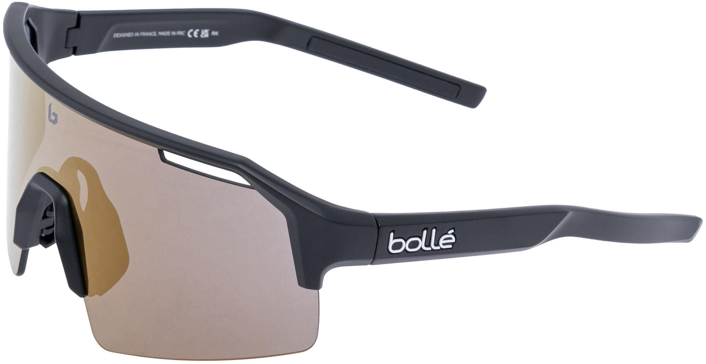 Bollé occhiali c-shifter neri opachi tns oro