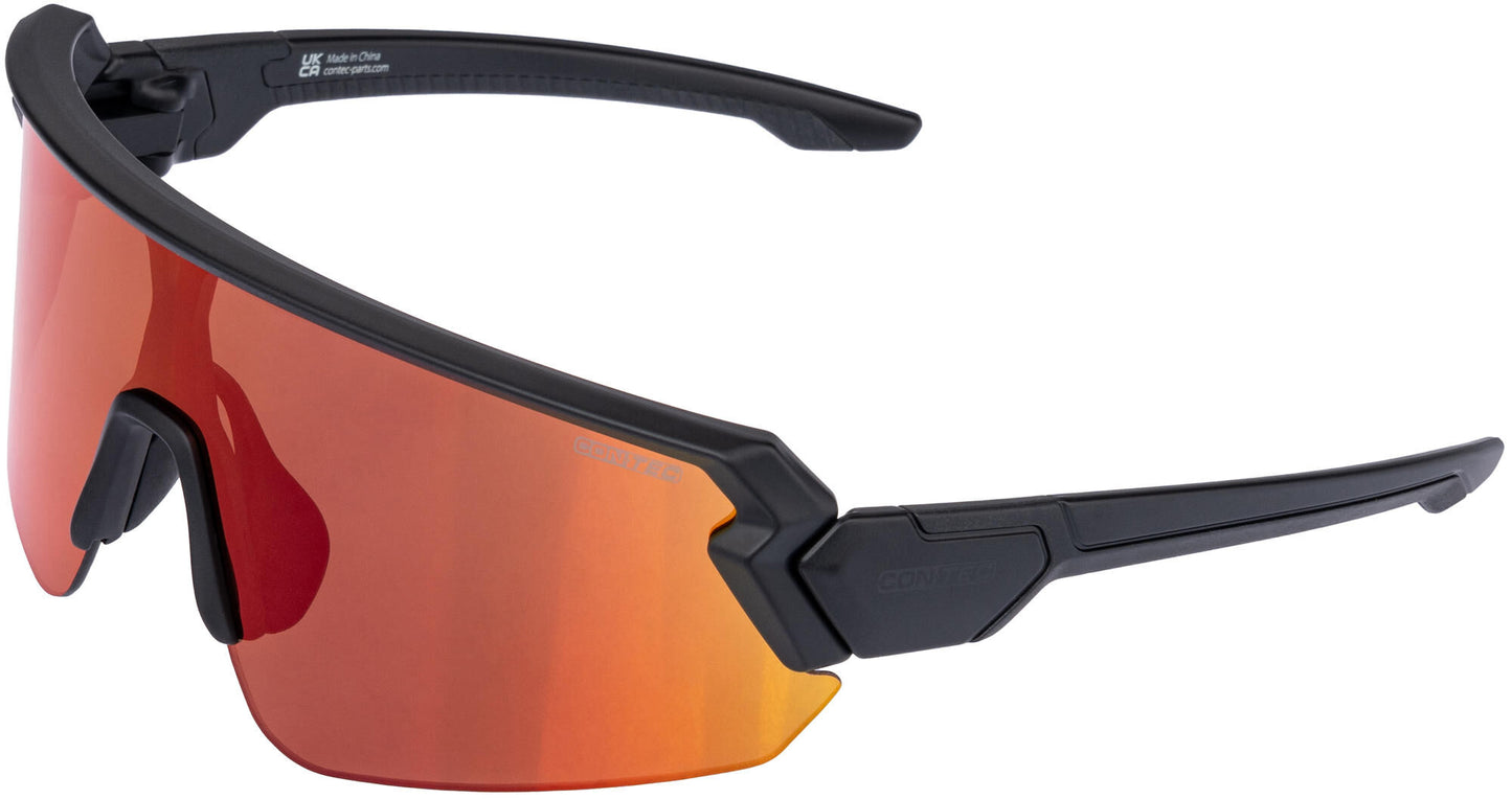 Contec CT Glasses Rush Matt Black Firery Gold