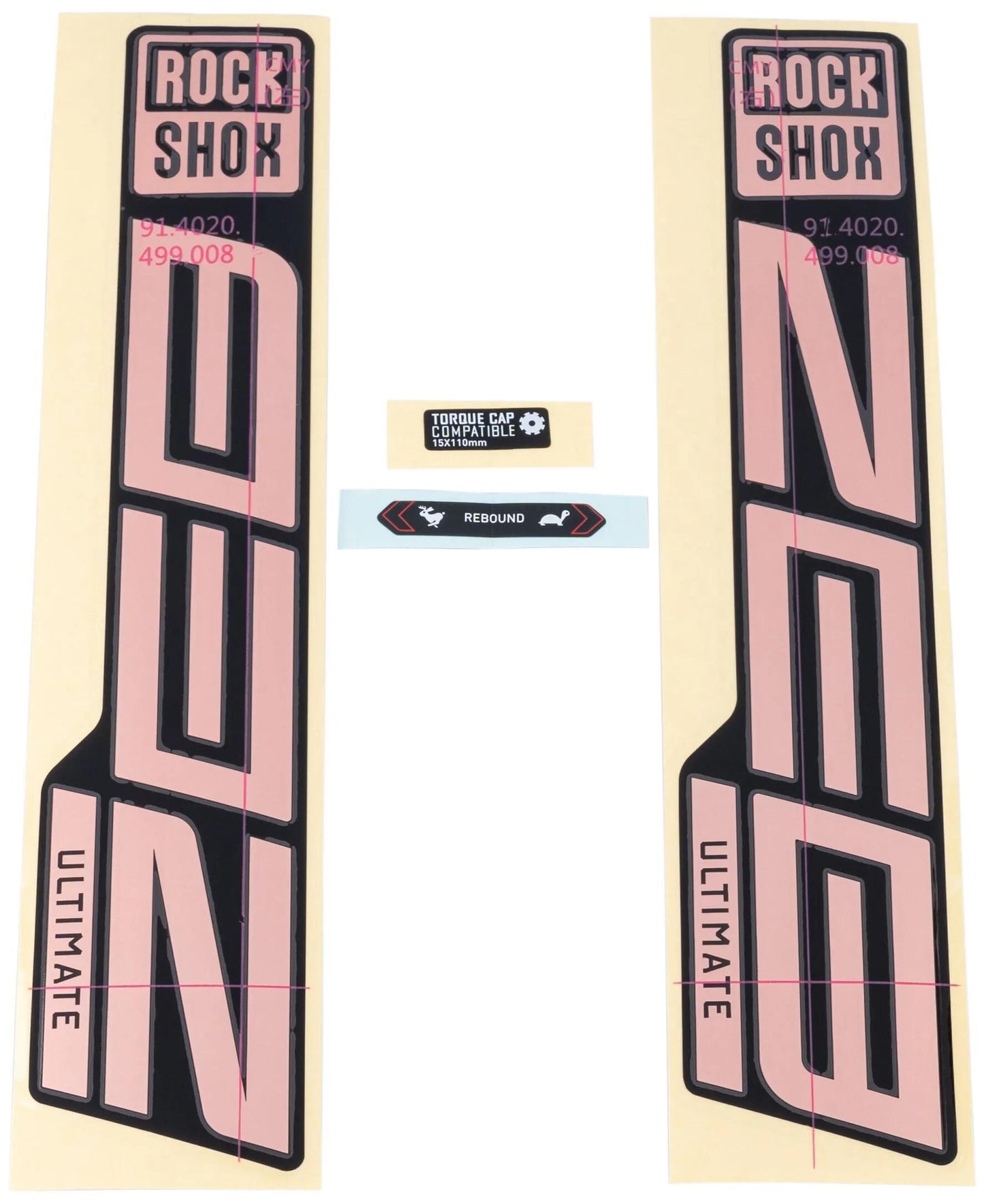 Rockshox Decal Set Rs Zeb Ult. Rame