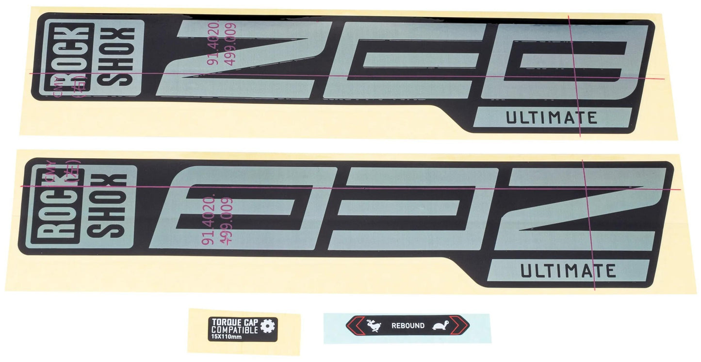 Rockshox Decal Set RS Zeb Ult. Arcoíris