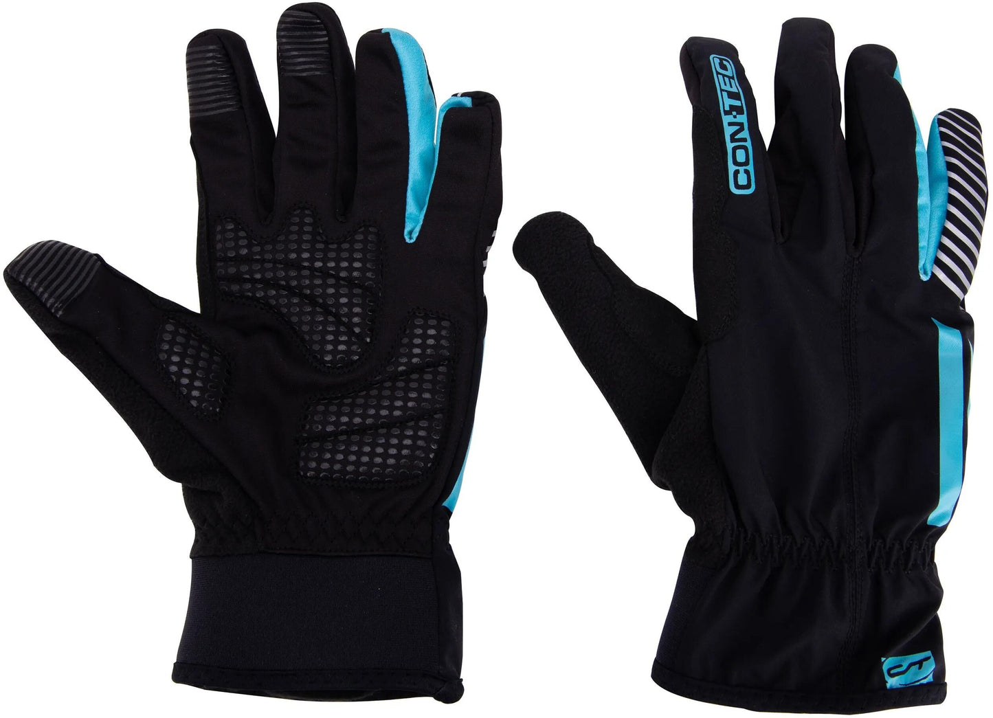 Contec guante de invierno denso impermeable ct guante denso negro azul - s