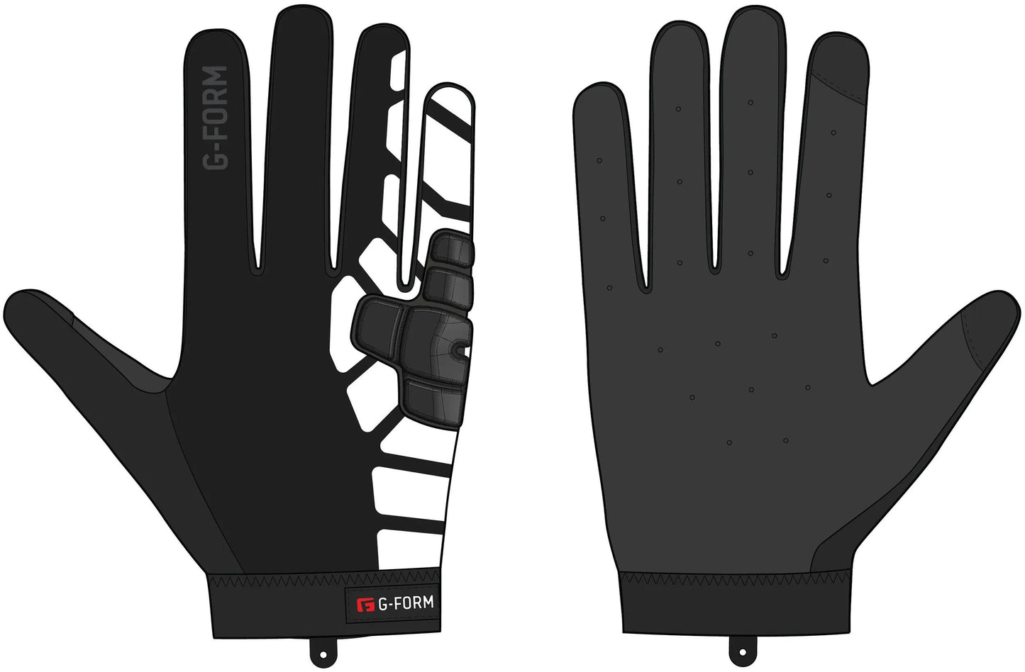 Glove G Glove Bolle Winter XS Negro Blanco