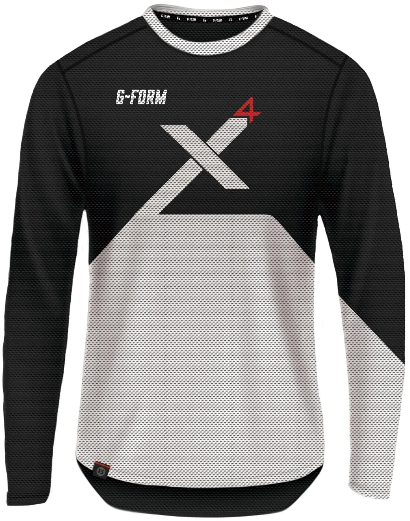 G-form langarmshirt pro-x4 longarm shirt pro x-4 size xl black white