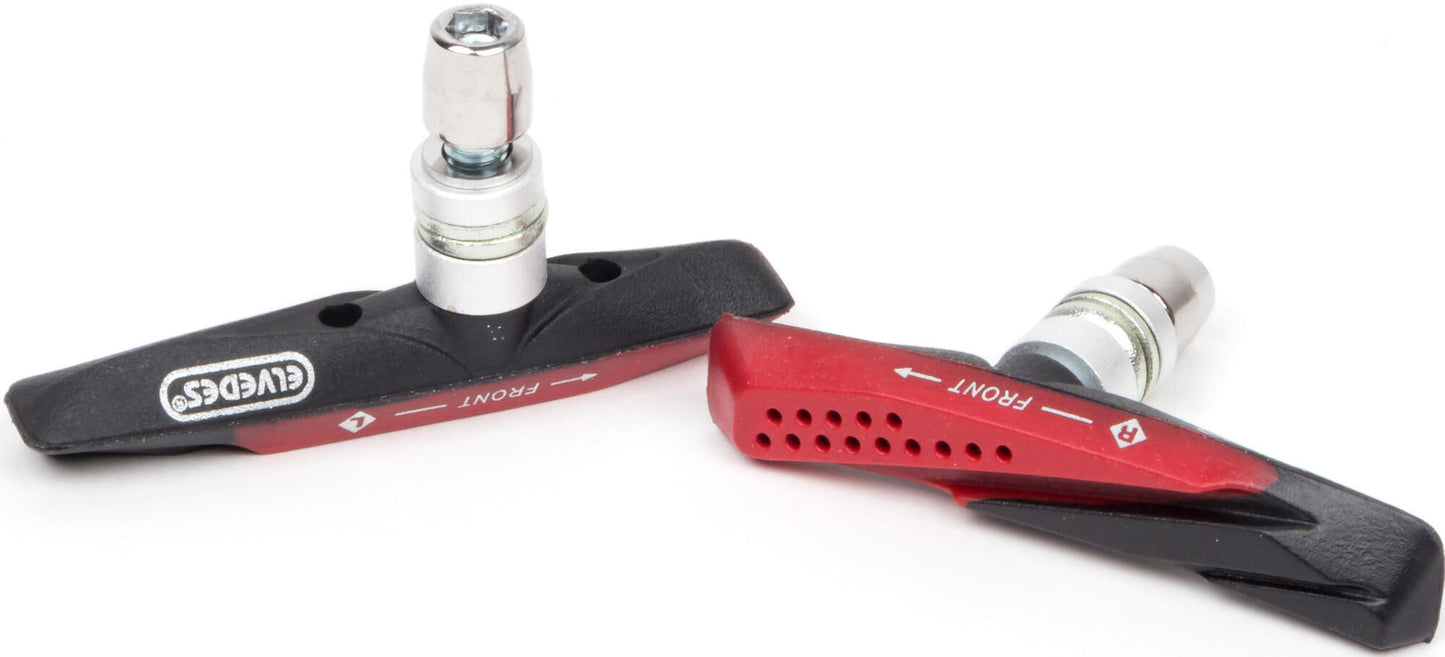 Pastiglie dei freni v-free 72 x 14 mm neri 2 pezzi