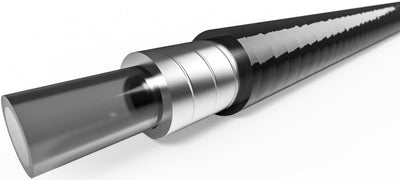 Elvedes del cavo esterno REM con rivestimento Ø5,0 mm 10 metri - nero (rotolo)