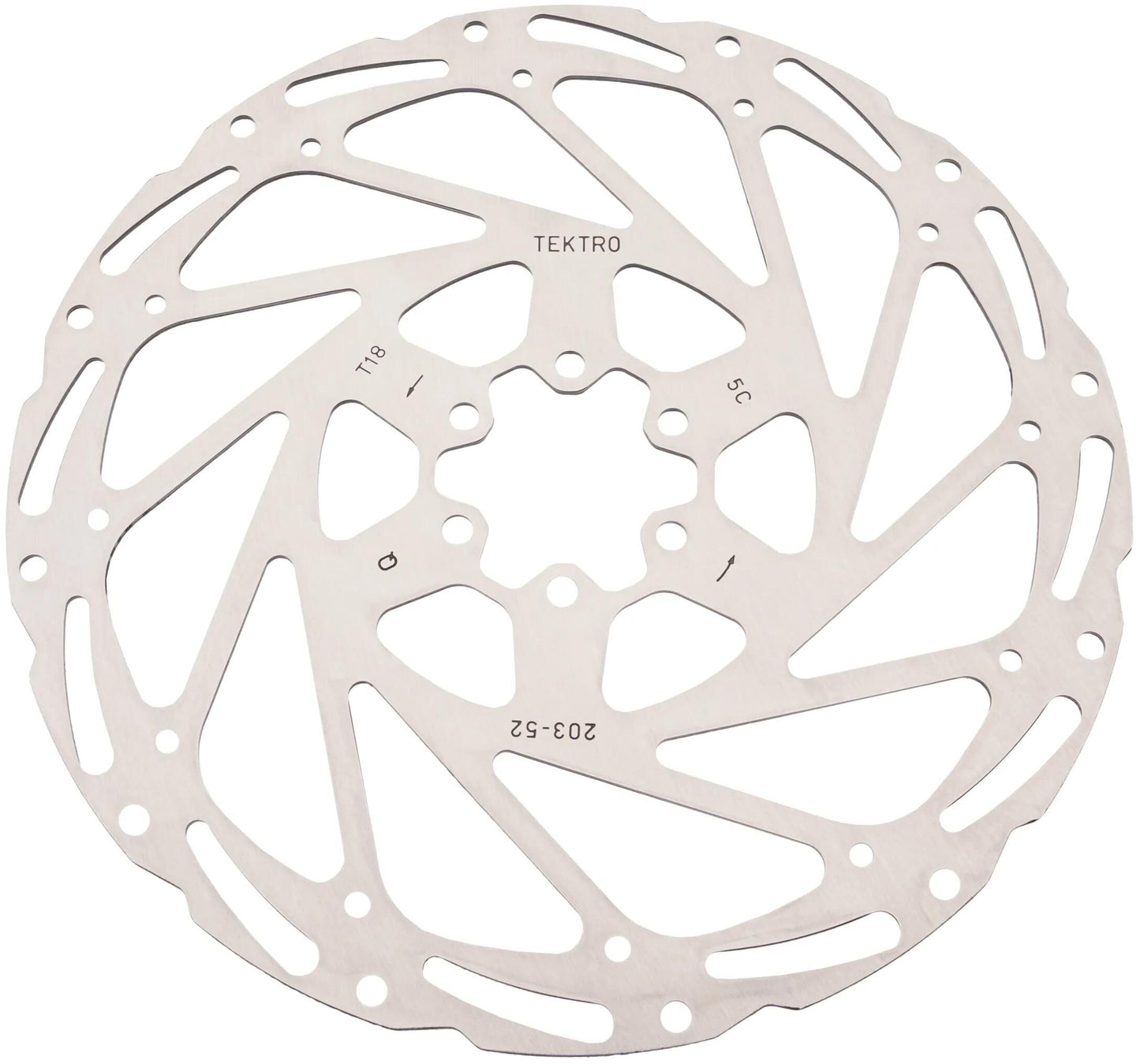 Disco freno Tektro tr52 dischi freno tr203-52 6 fori 1,8 mm