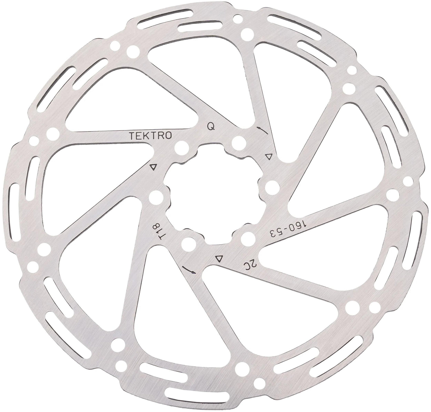 Disco freno Tektro tr53 dischi freno tr160-53 6 fori 1,8 mm