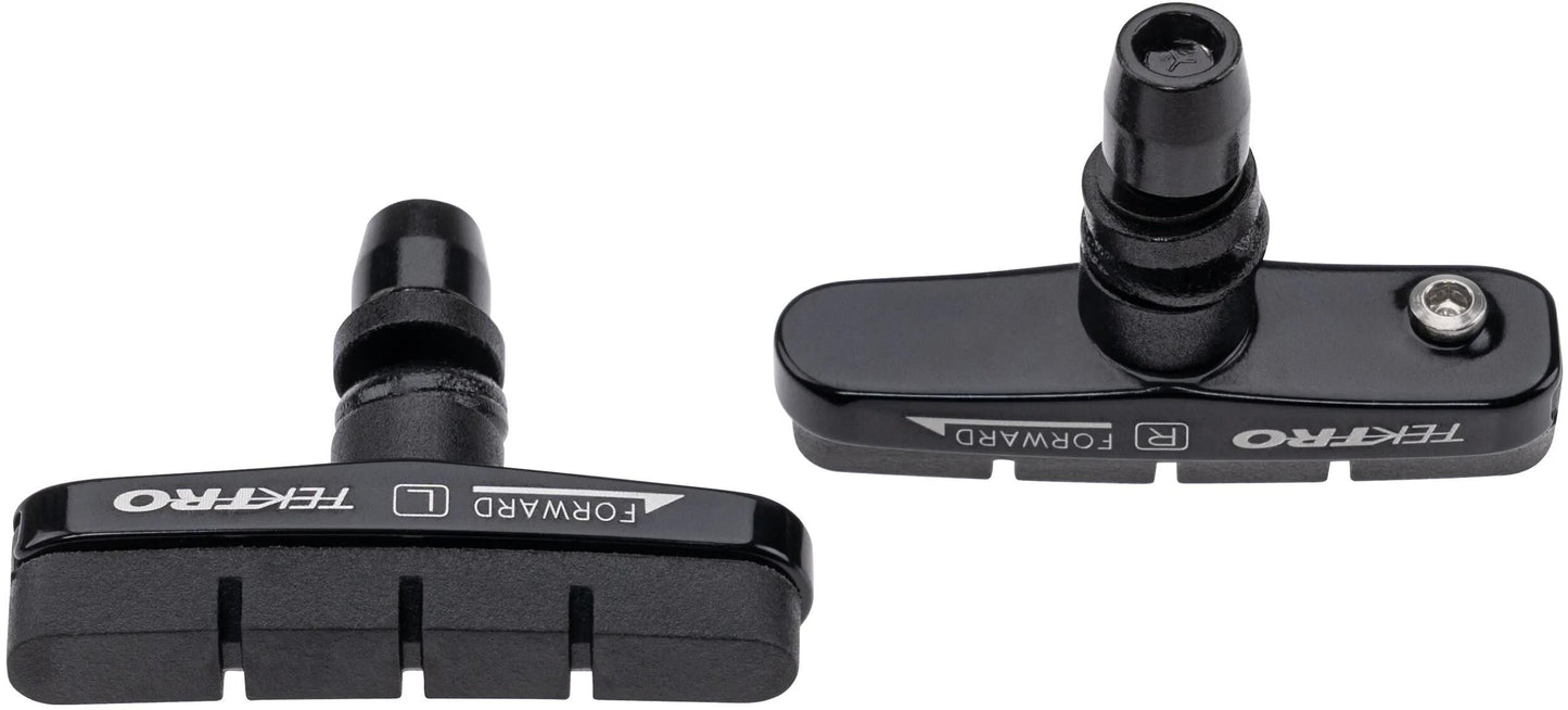 Ganascia freno Tektro 720.12 ganasce freno 720.12 canti vite 55 mm nero