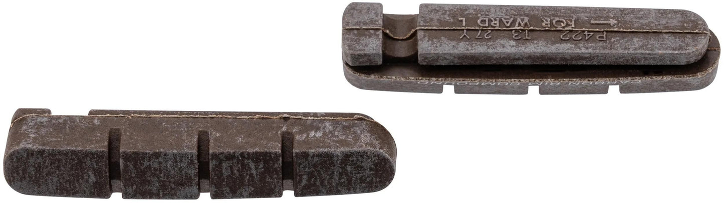 Pastiglia freno a cartuccia Tektro p422.11 gomma freno.p422. canti 55mm carbonio