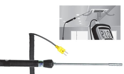 Laserliner termosensor de aire | medidor de calor | serie iq - 082.035.1