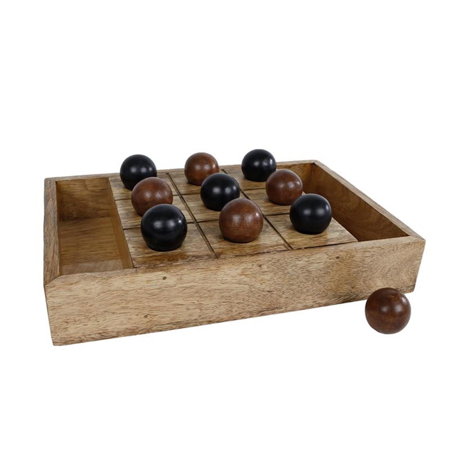 Cosydecor juego tres en raya madera 30x20x4,25cm