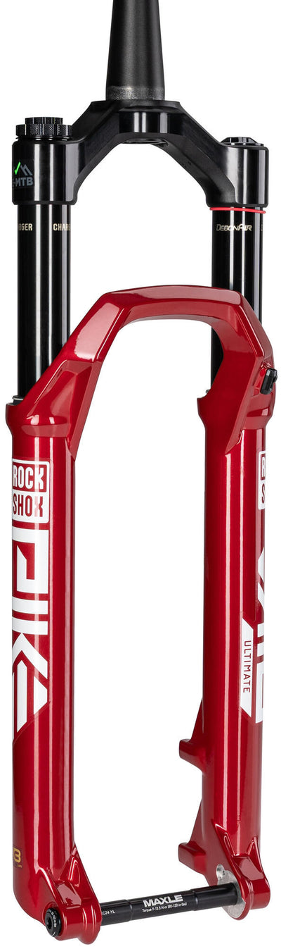 Rockshox verende voorvork pike ultimate rc2 susp.fork rs pike ult.rc2 27,5 + 29 red 130mm