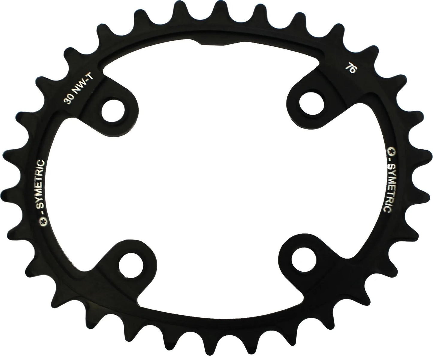 O. Anillo de cadena simétrica 32t Alu Black