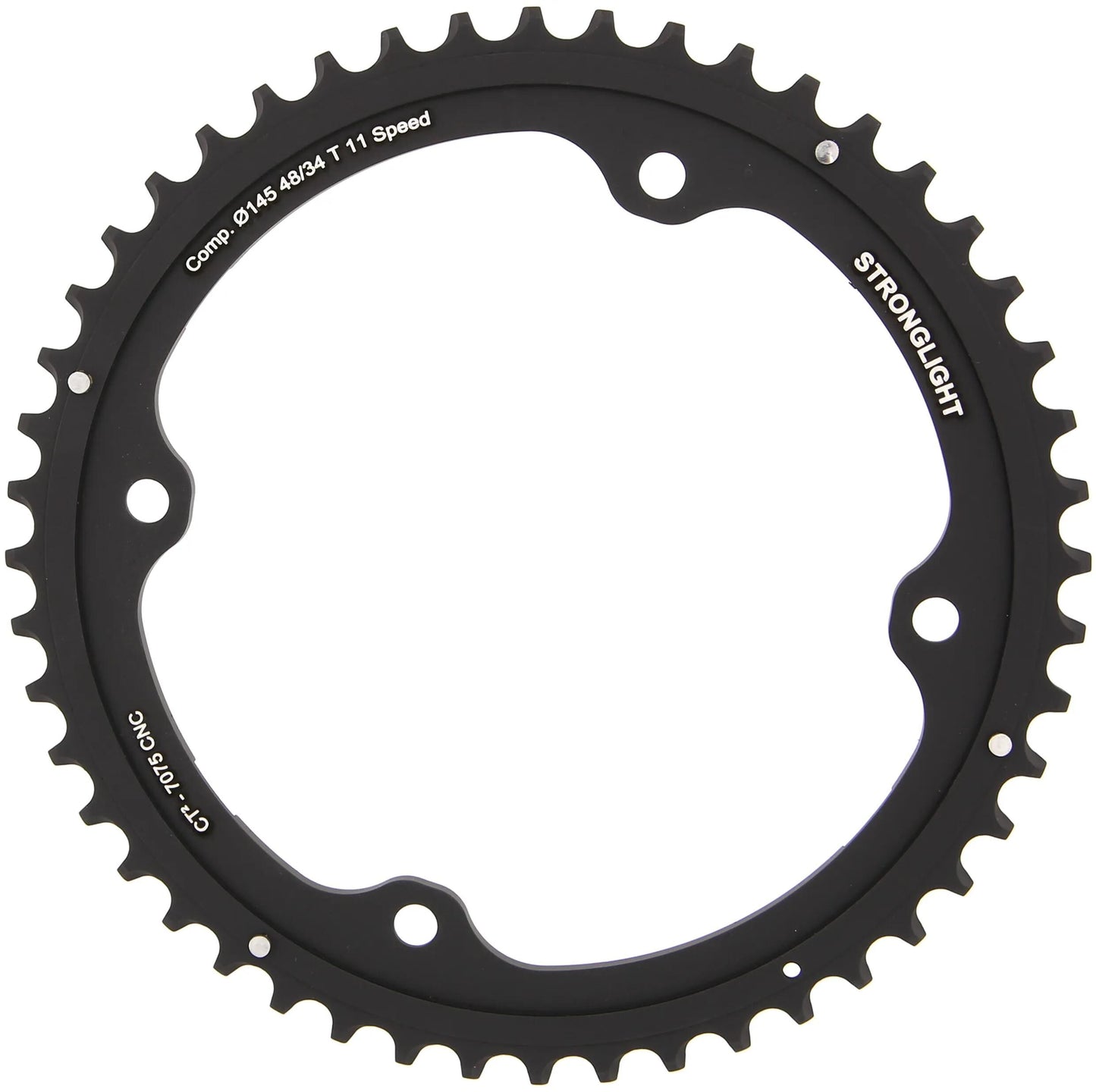 Anello a catena forte. CT2 48T esterno cer.-tefl.coat.