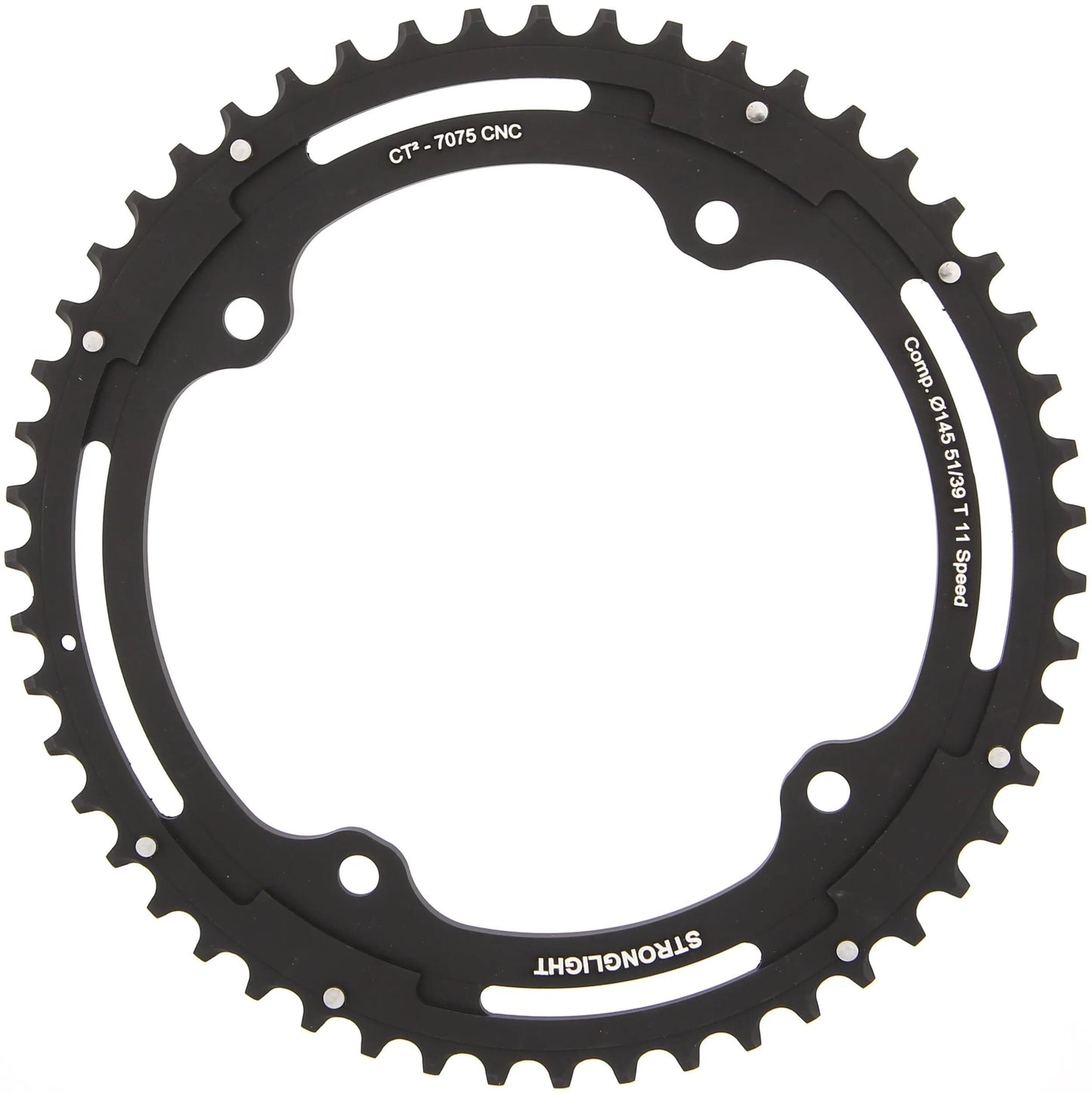 Anello a catena forte. CT2 51t esterno cer.-tefl.coat.