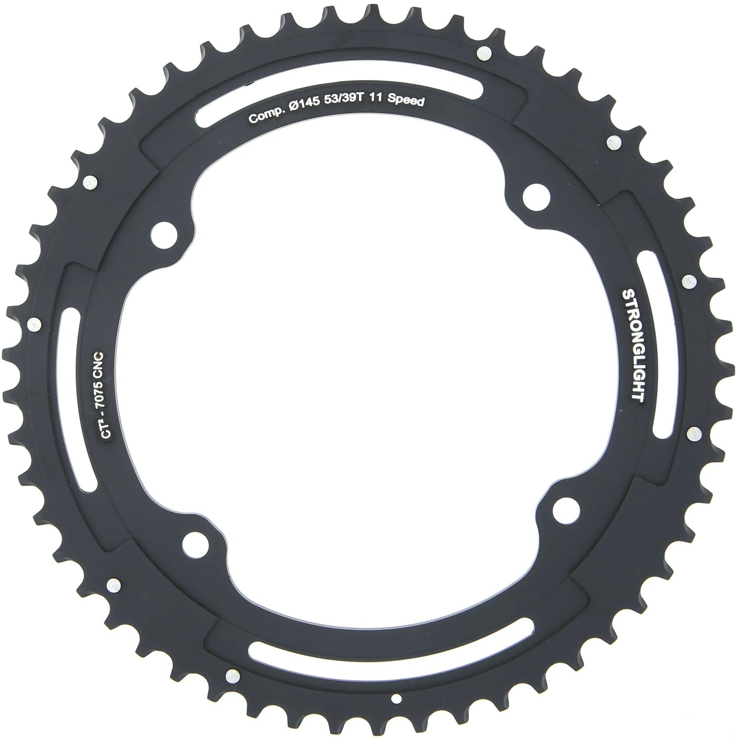 Anello a catena forte. CT2 53t esterno cer.-tefl.coat.