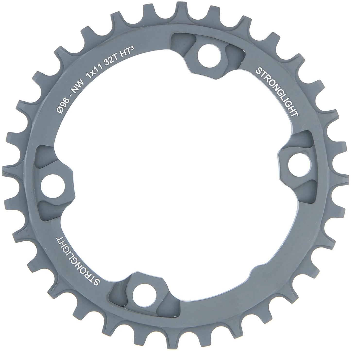 Anello a catena forte. Ht3 32t alu nero