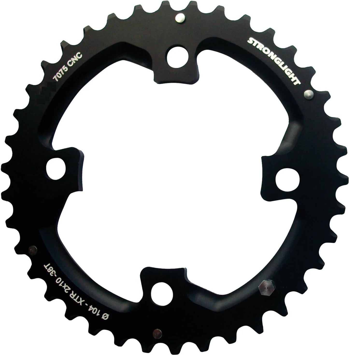 Anello a catena forte. Ht3 38t esterno alu nero