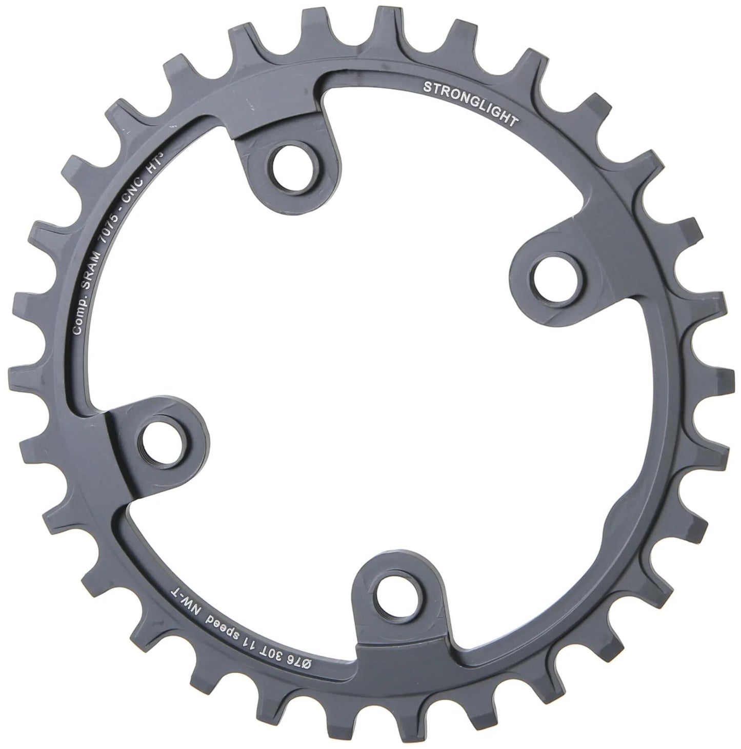 Stronglight kettingblad ht3 chain ring strongl. ht3 30t inner alu black