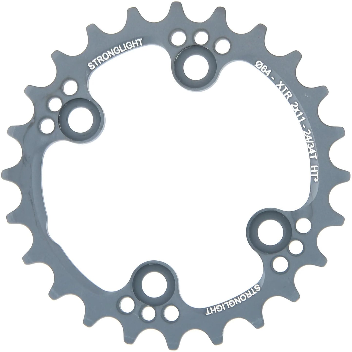 Stronglight kettingblad ht3 chain ring strongl. ht3 24t.,f.xtr fc-m9000 9020