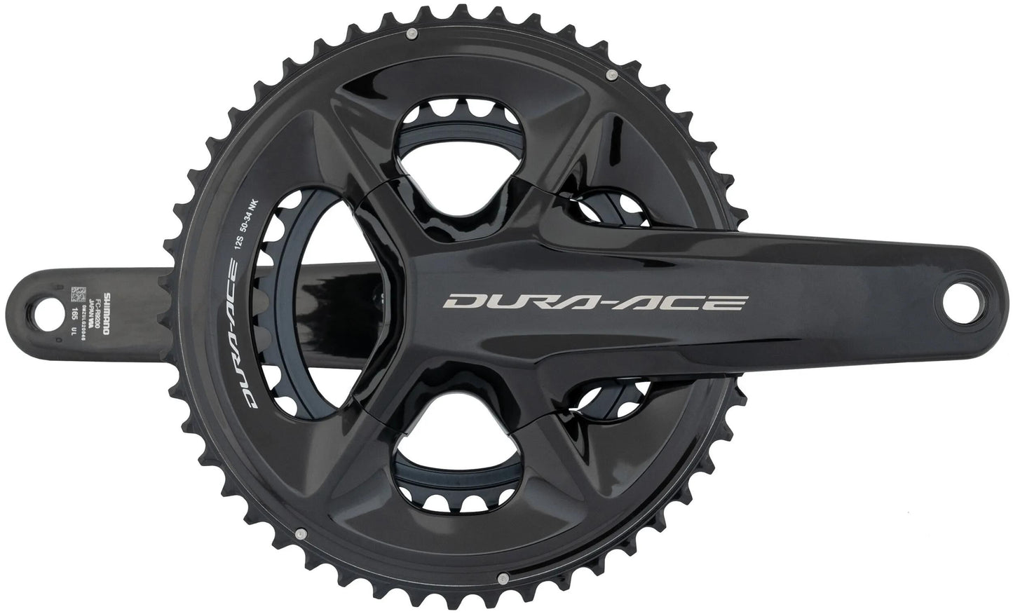 Shimano crankstel dura ace fc-r9200 crankset shim.dura ace fc-r9200 34 50t 165mm