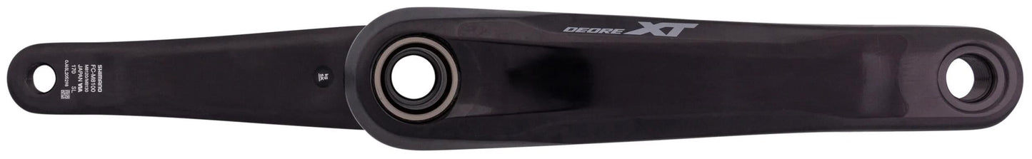 Shimano crankstel deore xt fc-m8100 crank arm set shim. fc-m8100 170mm