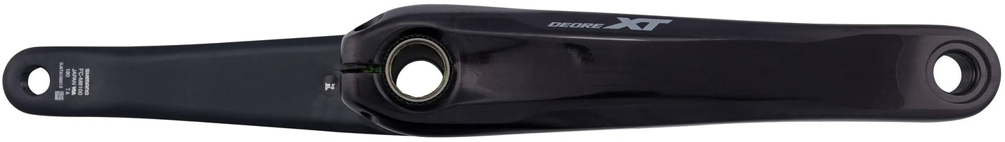 Shimano crankstel deore xt fc-m8100 crank arm set shim. fc-m8100 180mm