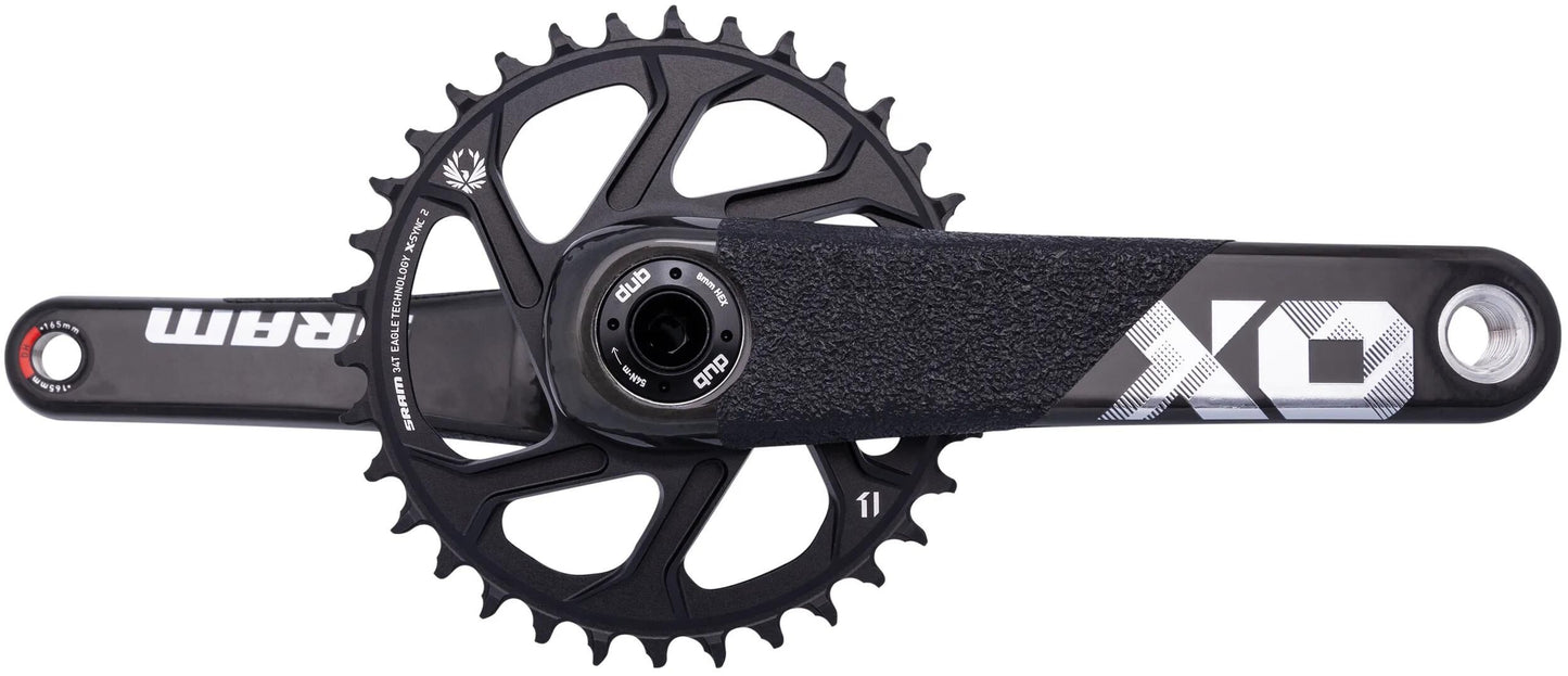 Sram Cranket X01 DH DUB 165mm nero