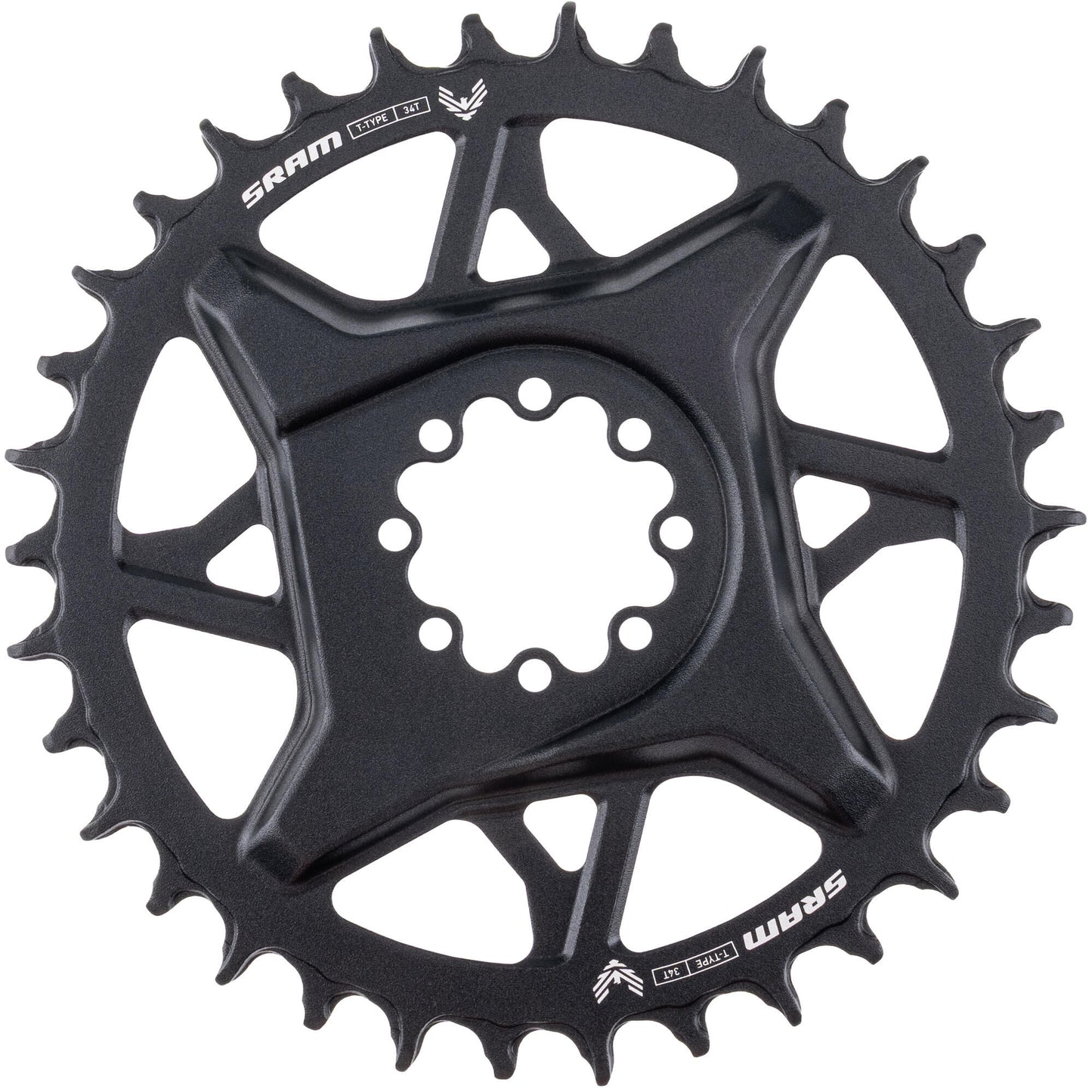 SRAM Foarnring S1000 T-ty. 34Z. Alu. nero