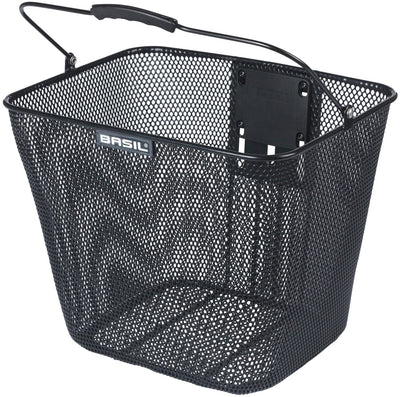 Basil Bicycle Basket Bilbao KF per 22 x 26 x 28 cm nero