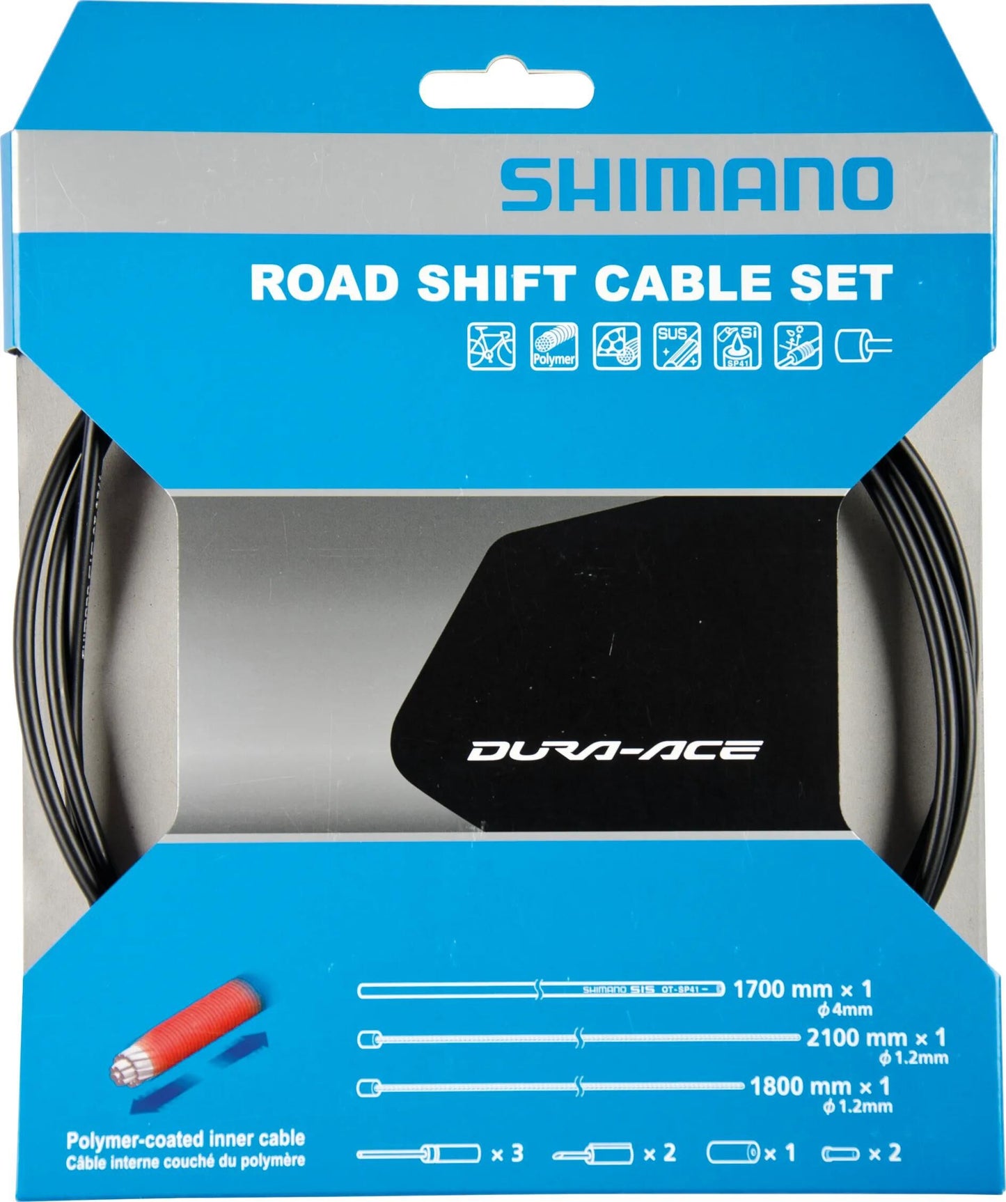 Shimano shim.dail.cab.set da BC9000 Polymer BL.