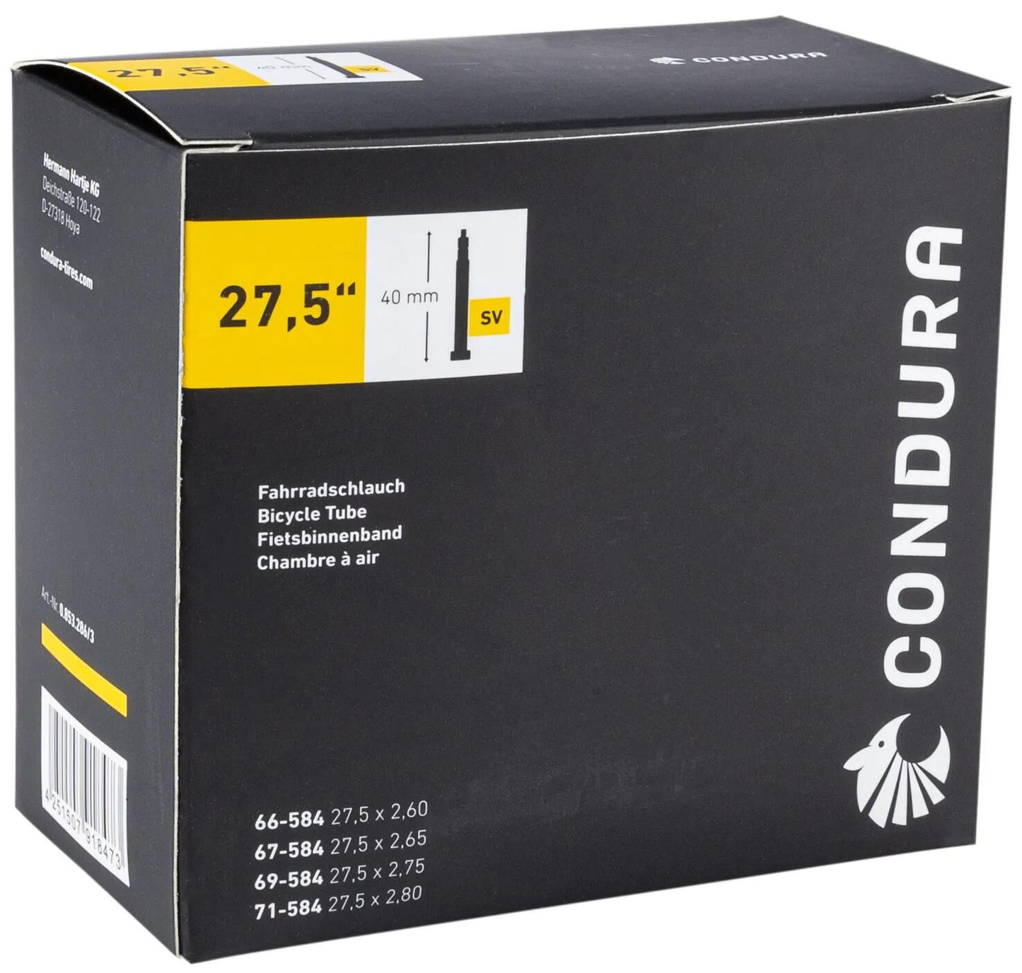 Condura Tube interior - 27.5